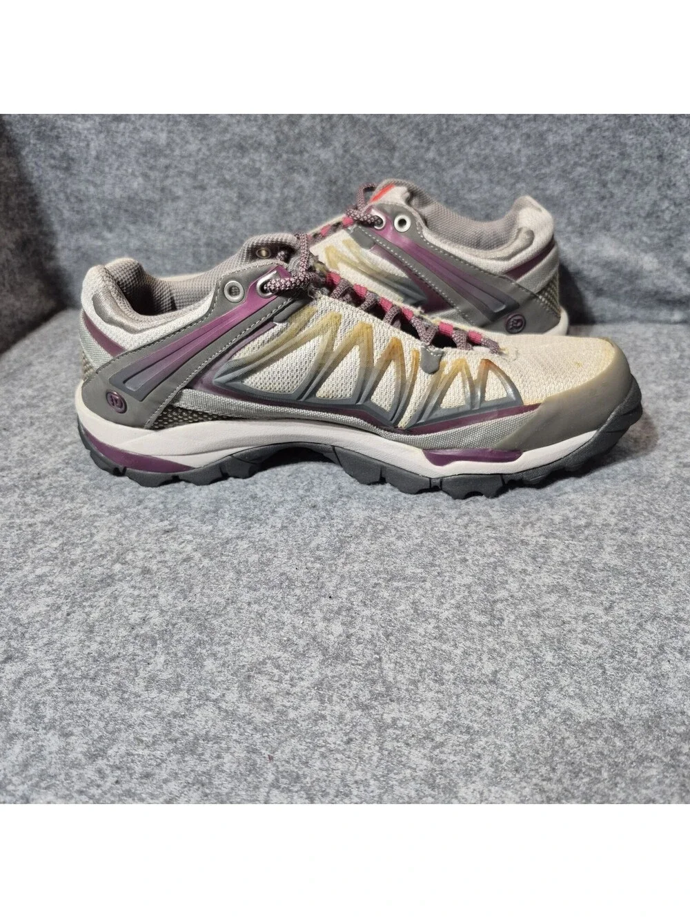 DUNHAM Waffle Stompers Women's Trail Runner Shoes Size 10 Gray Purple